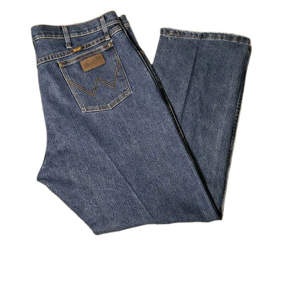 Wrangler 40/30 Cowboy Cut Advanced Comfort Regular Fit Jeans 47MACMS